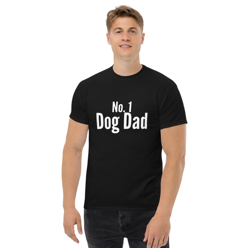 Men’s No. 1 Dog Dad – Classic Cotton Shirt