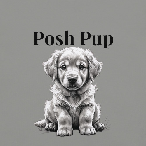Men’s Posh Pup – Premium Vintage T-Shirt