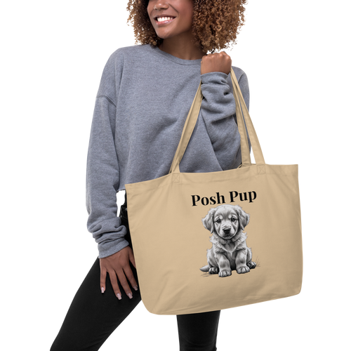 Posh Pup Planet XL Tote – Organic Cotton Large Carry