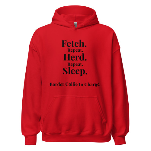 Fetch. Herd. Sleep. – Border Collie Unisex Hoodie
