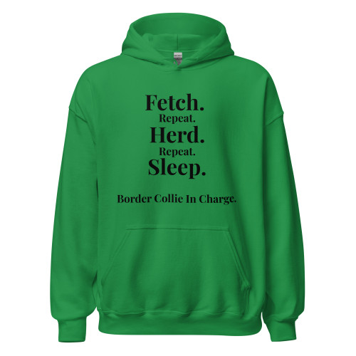 Fetch. Herd. Sleep. – Border Collie Unisex Hoodie