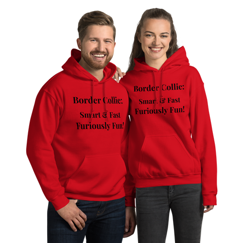 Furiously Fun – Border Collie Unisex Hoodie