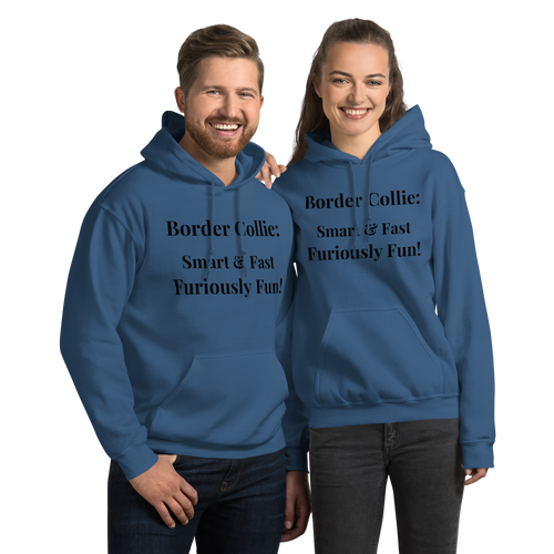 Furiously Fun – Border Collie Unisex Hoodie