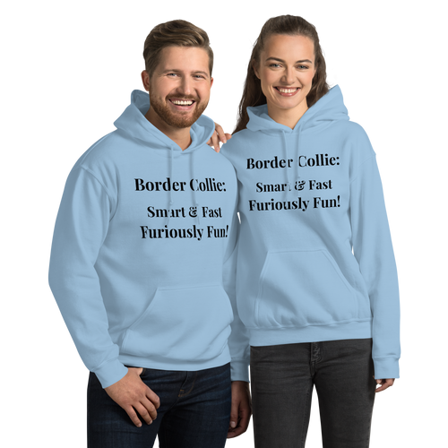 Furiously Fun – Border Collie Unisex Hoodie