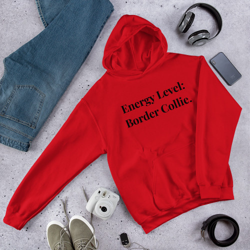 Energy Level: Border Collie – Unisex Hoodie