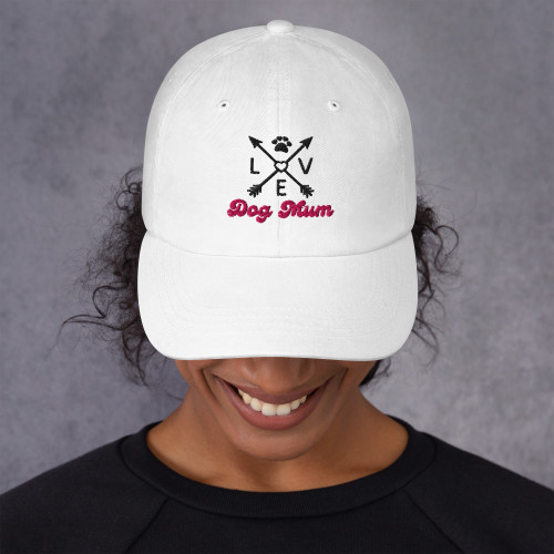 Dog Mum Love Arrows – Embroidered Cap