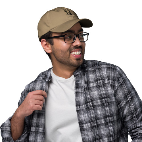 Unisex Lab Dad cap for walks and pub stops with curved brim and comfortable cotton twill