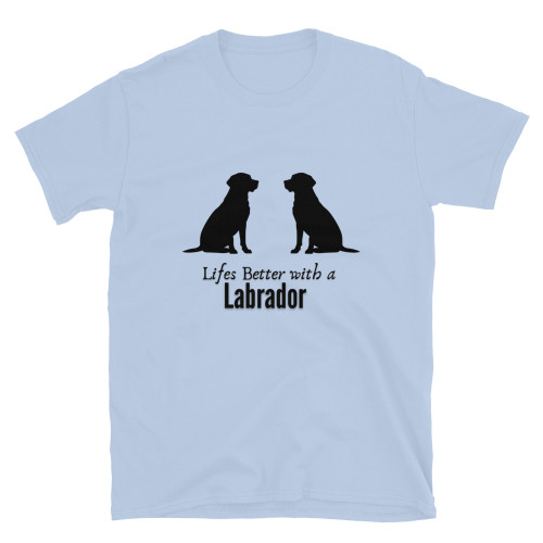 Labrador retriever unisex tee in cotton blend with smooth hand‑feel and flattering classic cut