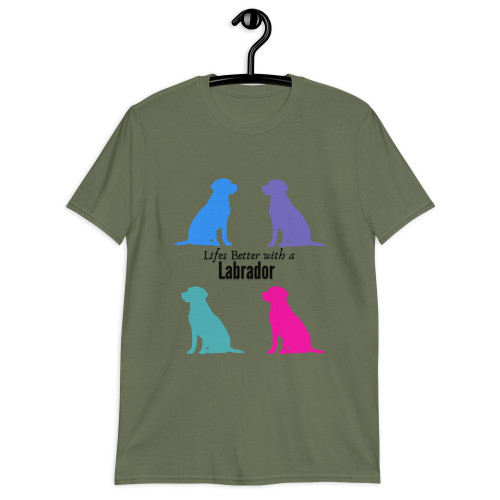 K9AT Wag Co. unisex tee celebrating Labradors, easy to style with jeans or a jumper