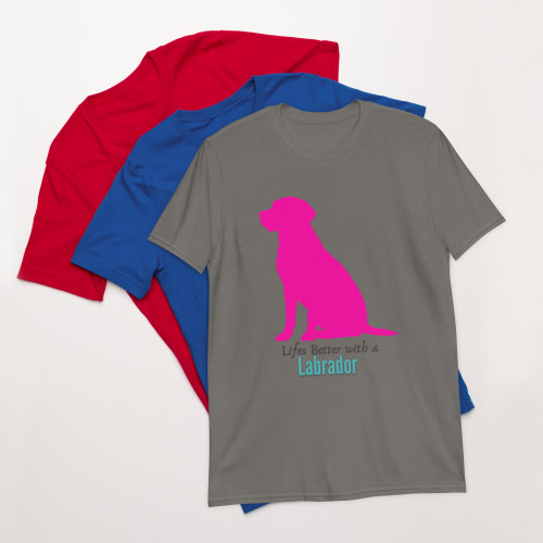 Neon Labrador Love – Wag Co. Unisex T-Shirt