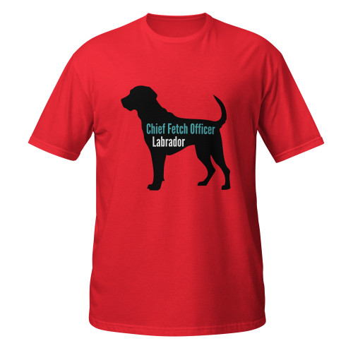 Chief Fetch Officer – Labrador – Wag Co. Unisex T-Shirt