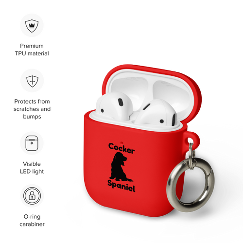 Cocker Spaniel – AirPods® Case with Carabiner Clip