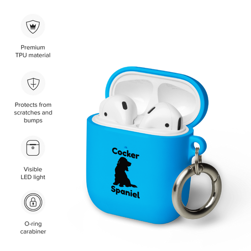 Cocker Spaniel – AirPods® Case with Carabiner Clip