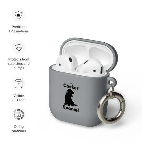 Cocker Spaniel – AirPods® Case with Carabiner Clip