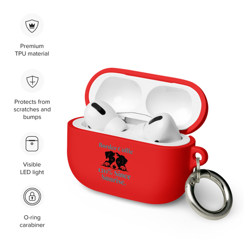 Border Collie – AirPods® Pro Case with Carabiner Clip