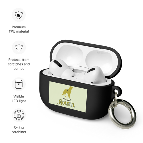 Golden Retriever – AirPods® Pro Case with Carabiner Clip