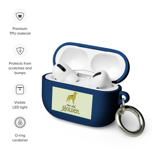Golden Retriever – AirPods® Pro Case with Carabiner Clip
