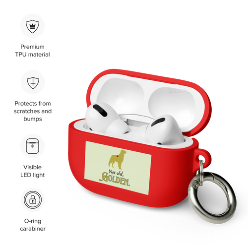 Golden Retriever – AirPods® Pro Case with Carabiner Clip