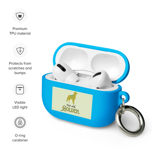 Golden Retriever – AirPods® Pro Case with Carabiner Clip