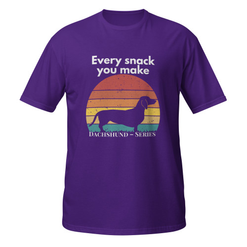 Every Snack You Make – Dachshund – WAG Co. Unisex T-Shirt