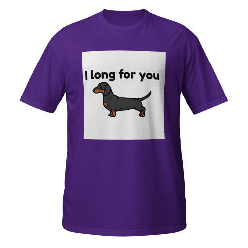 I Long For You – Dachshund – WAG Co. Unisex T-Shirt