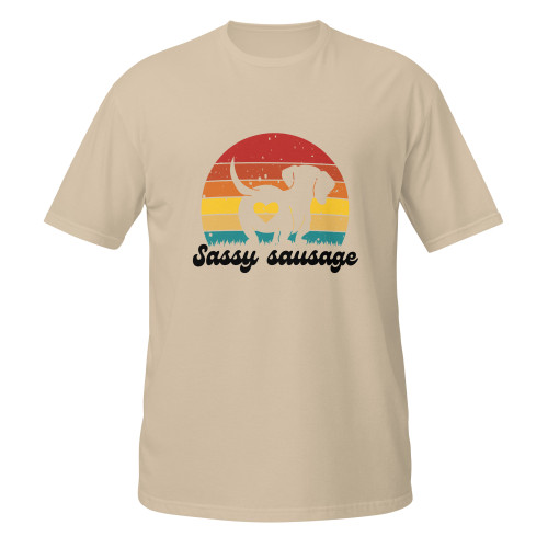 Sassy Sausage – Dachshund – WAG Co. Unisex T-Shirt