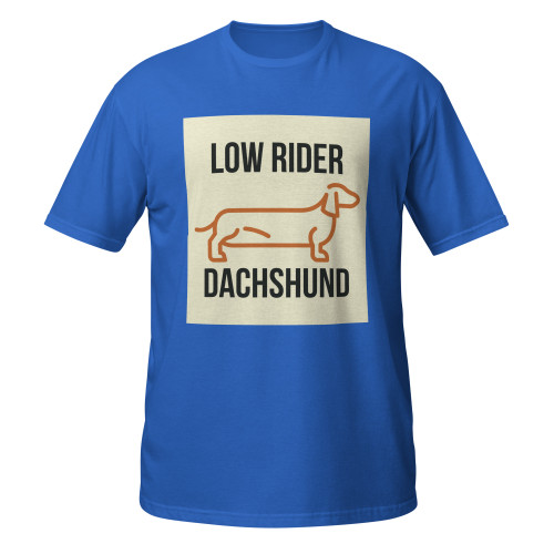 Low Rider – Dachshund – WAG Co. Unisex T-Shirt