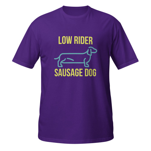 Low Rider – Sausage Dog – WAG Co. Unisex T-Shirt