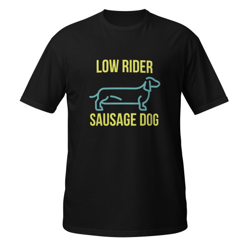 Low Rider – Sausage Dog – WAG Co. Unisex T-Shirt