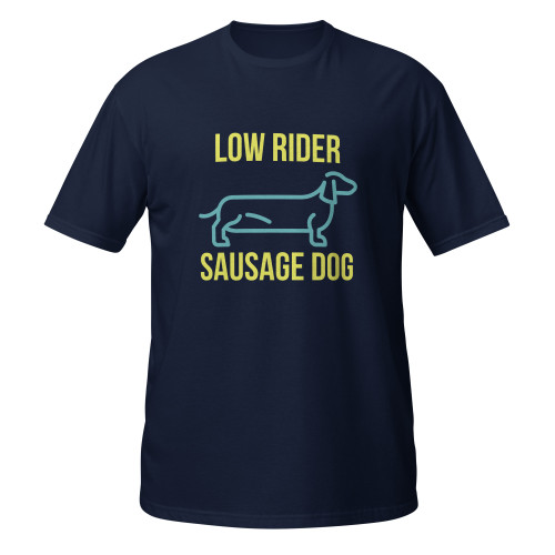 Low Rider – Sausage Dog – WAG Co. Unisex T-Shirt