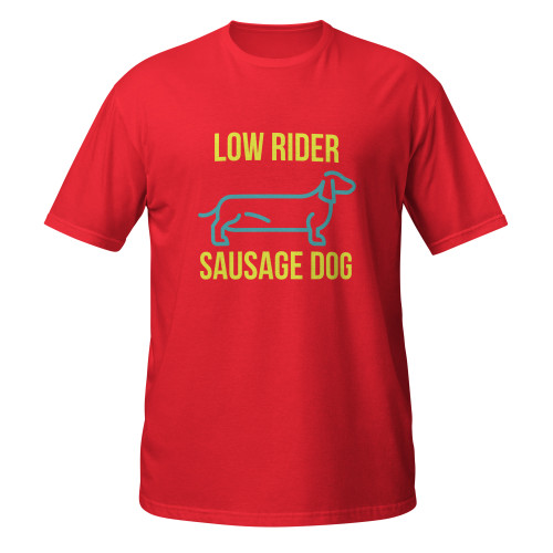 Low Rider – Sausage Dog – WAG Co. Unisex T-Shirt