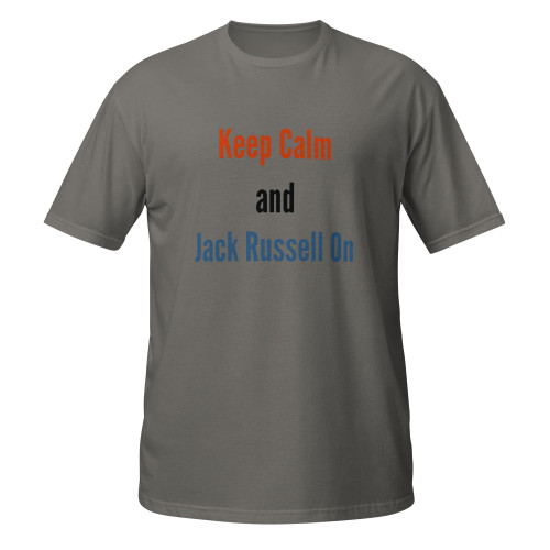 Keep Calm and Jack Russell On – WAG Co. Unisex T-Shirt