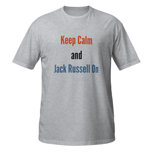 Keep Calm and Jack Russell On – WAG Co. Unisex T-Shirt