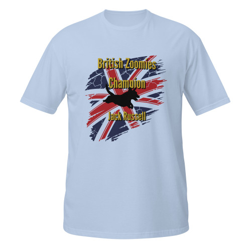 British Zoomie Champion–Jack Russell–WAG Co. Unisex T‑Shirt