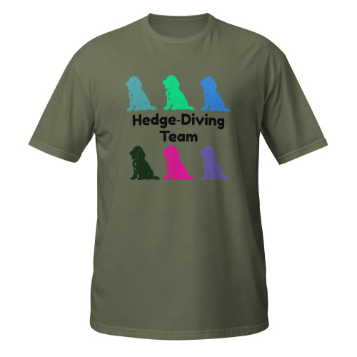 Hedge‑Diving Team–Cocker Spaniel–WAG Co. Unisex T‑Shirt