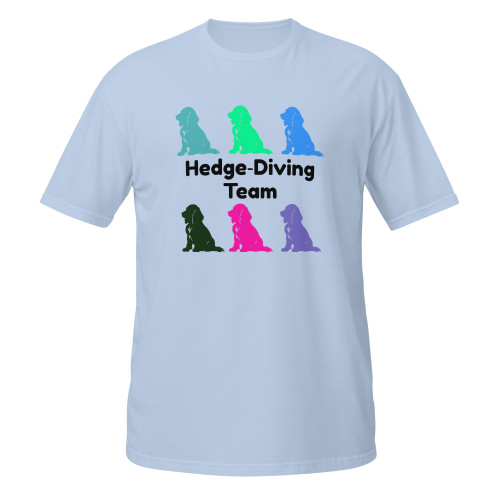 Hedge‑Diving Team–Cocker Spaniel–WAG Co. Unisex T‑Shirt
