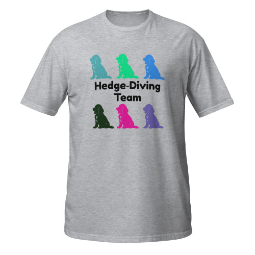 Hedge‑Diving Team–Cocker Spaniel–WAG Co. Unisex T‑Shirt