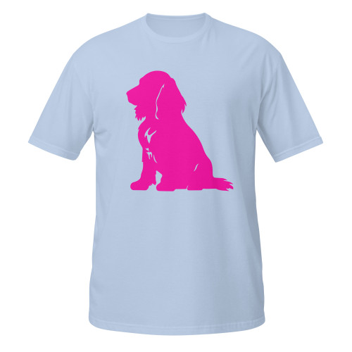 Pink Flush–Cocker Spaniel–WAG Co. Unisex T‑Shirt