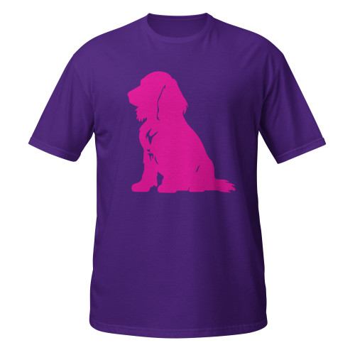 Pink Flush–Cocker Spaniel–WAG Co. Unisex T‑Shirt