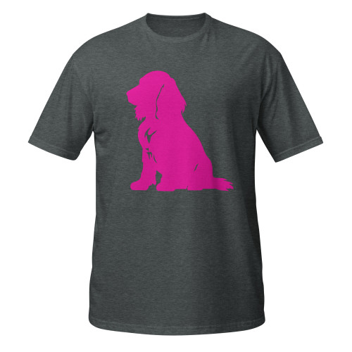 Pink Flush–Cocker Spaniel–WAG Co. Unisex T‑Shirt