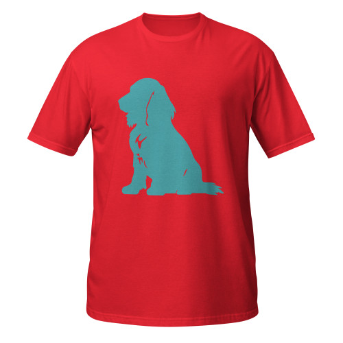 Cyan Flush–Cocker Spaniel–WAG Co. Unisex T‑Shirt