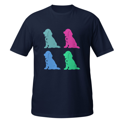 Neon Flush–Cocker Spaniel–WAG Co. Unisex T‑Shirt