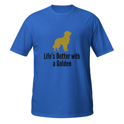 Life’s Better with a Golden–Golden–WAG Co. Unisex T‑Shirt