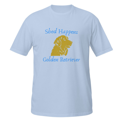 Shed Happens–Golden Retriever–WAG Co. Unisex T‑Shirt