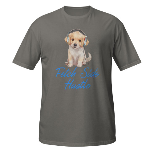 Fetch Side Hustle–Golden Retriever–WAG Co. Unisex T‑Shirt