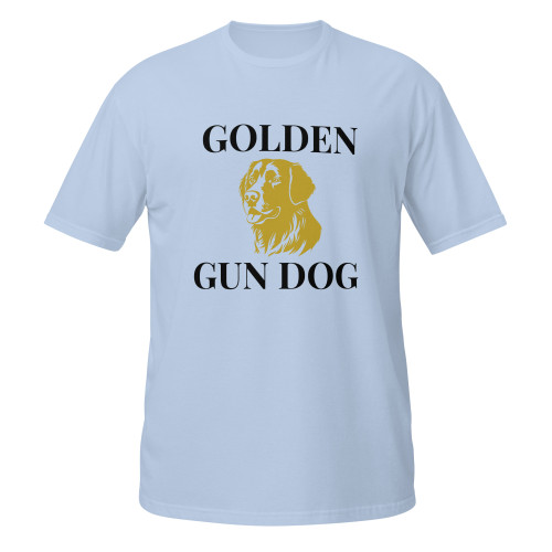 Golden Gun Dog–Golden Retriever–WAG Co. Unisex T‑Shirt