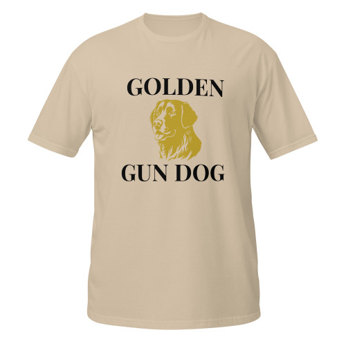 Golden Gun Dog–Golden Retriever–WAG Co. Unisex T‑Shirt