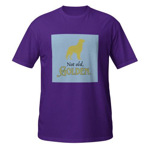 Not Old, Golden–Golden Retriever–WAG Co. Unisex T‑Shirt