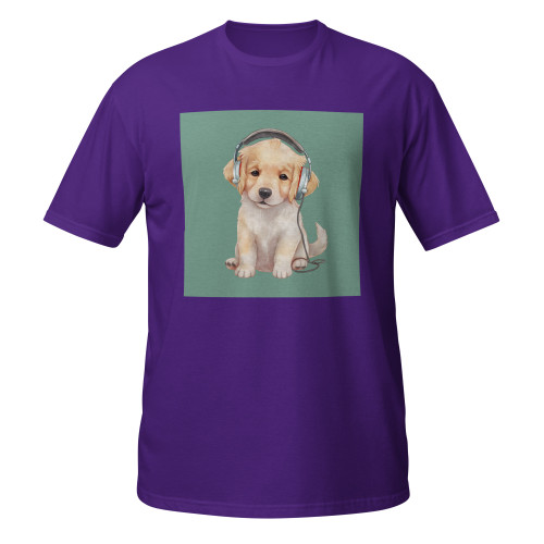Golden Tunes–Golden Retriever–WAG Co. Unisex T‑Shirt
