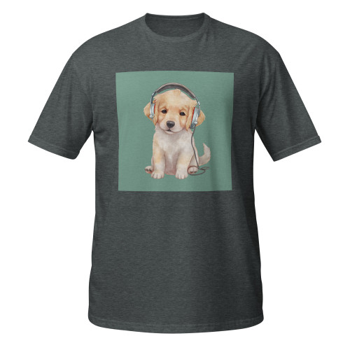 Golden Tunes–Golden Retriever–WAG Co. Unisex T‑Shirt